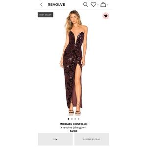 Michael Costello sequence dress